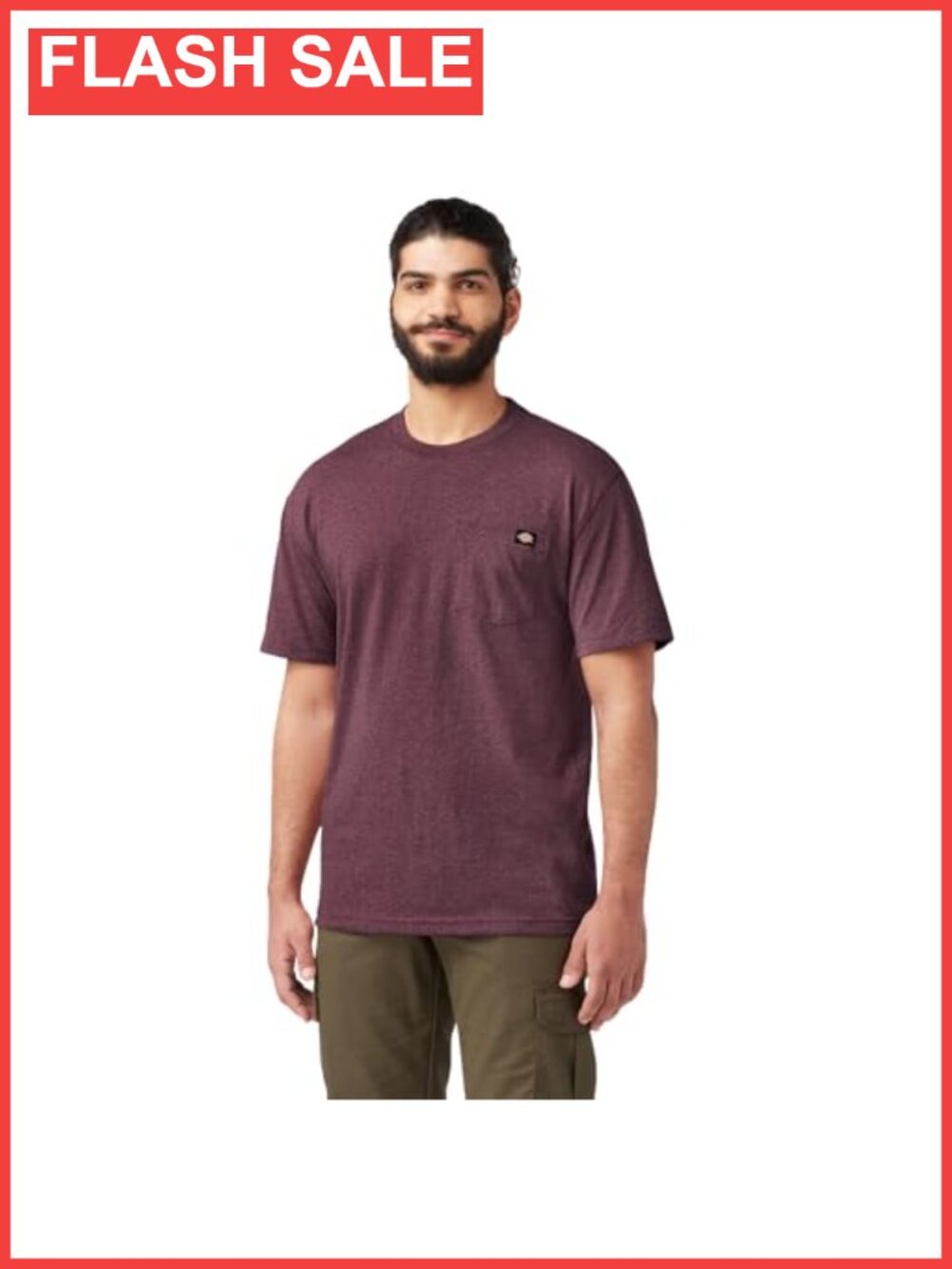 Heavyweight Cotton Crewneck Pocket T-Shirt Short Sleeve Work Tee